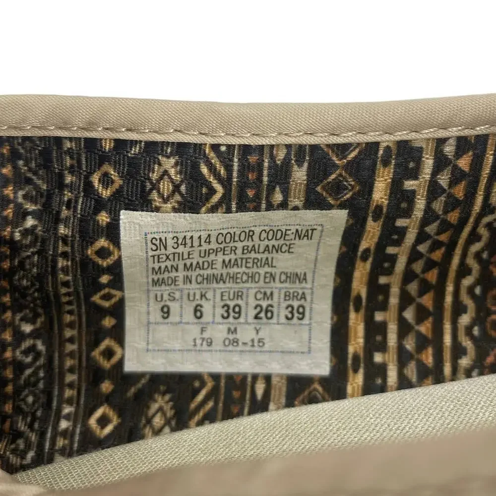 BOBS from Skechers 9 Slip On Fabric Upper Gold Thread Shoes Loafers Espadrilles